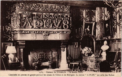 Cpa chateau josselin - de,