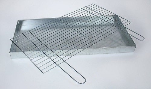Barbecue 80x50 avec cendrier - 80x50,